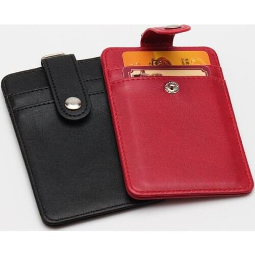 ID Card Holder Work Name PU Leather Card Holders Business Work Card ID Badge Lanyard Holder ID Business Case