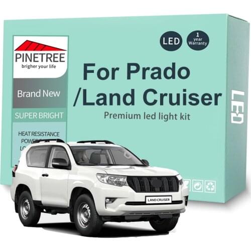 Car Led Interior Light Kit For Toyota Land Cruiser 80 100 200 Prado 120 150 FJ Crusier Dome Map Light Canbus No Error