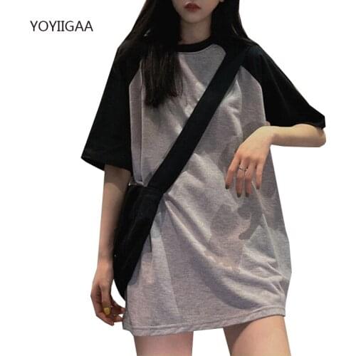 Summer Women T-shirts Harajuku Short Sleeve Female Tshirt Oversized Tee Tops Fashion Loose Ladies Girls Tshirts Casual Tops