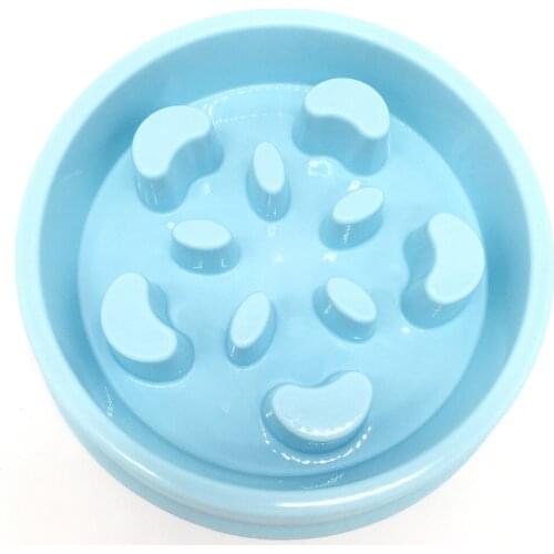 Pet Dog Slow Feeder Anti Choke Anti-Gulping Dog Bowl Durable Top ABS Healthy Food Dishes Cats Bowles