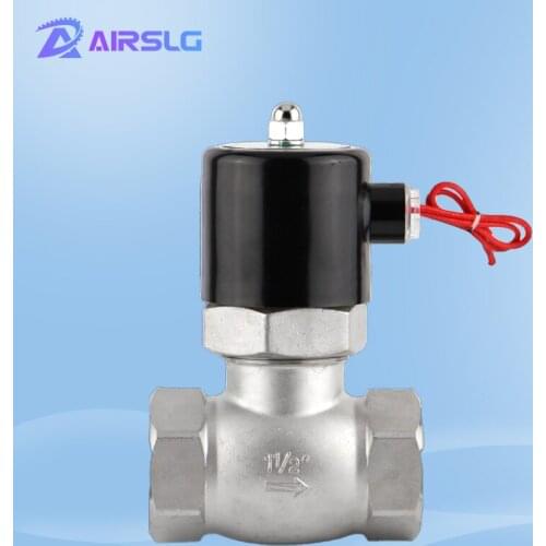 Stainless steel solenoid control valve high temperature resistance AC220 DC24V AC110V AC380V DN20 DN25 DN32 DN40 DN50 G3/4 G1
