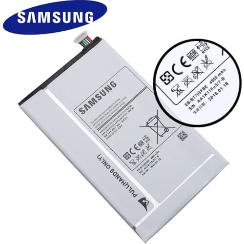 Original Replacement Samsung Battery EB-BT705FBE EB-BT705FBC For Galaxy Tab S 8.4 T705 T700 Genuine Tablet Battery 4900mAh