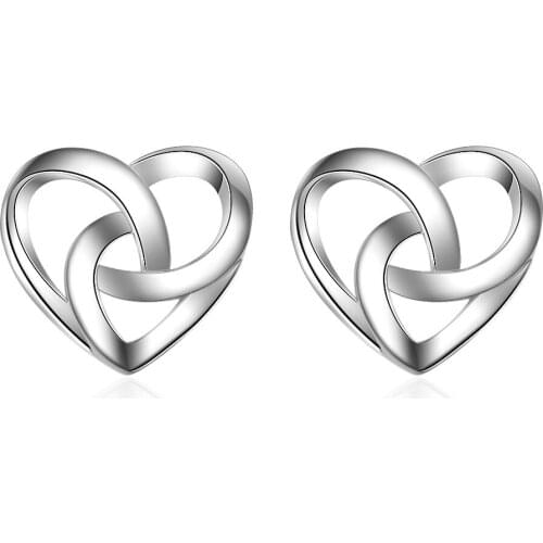 Heart-shaped Hollow Earrings Are Simple Earrings Wholesale Earrings for Women Heart Earrings Hollow Knight
