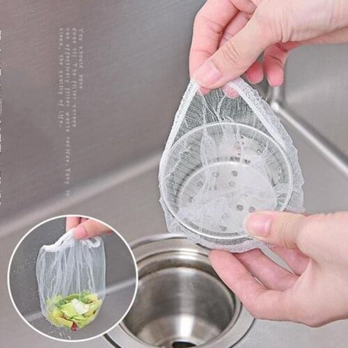 Sink Strainer Bag Disposable Mesh Strainers Draining Bags Prevent The Sink From Clogging Filter Bag for Kitchen and Bathroom