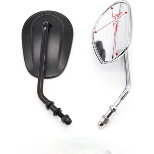 Applicable to Harley XL1200 Xl883 Weilu CNC Rearview Mirror Night Luther Fatty Large Gliding Rearview Mirror