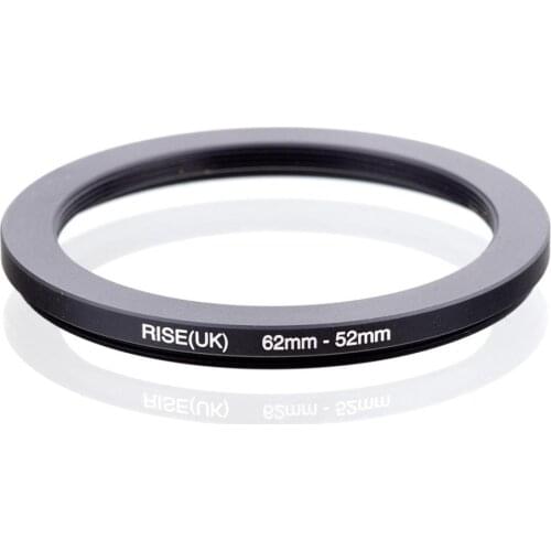RISE(UK) 62mm-52mm 62-52 mm 62 to 52 Step down Filter Ring Adapter