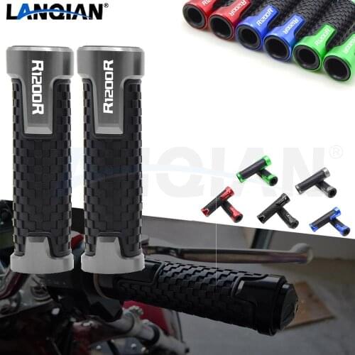 For BMW R1200R 7/8''22MM Motorcycle Handlebar Grips Hand Bar Grips R 1200 R 2006-2014 2009 2010 2011 2012 2013 CNC Accessories