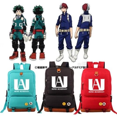 Boku No My Hero Academia Student School Shoulder Bag Laptop Backpack Satchel Rucksack Knapsack Teenager Travel Outdoor Gift