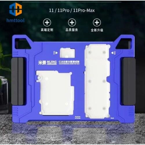 3 IN 1 MIJING C18 Motherboard Tester Fixture For IPhone 11 PRO PRO Max Middle Test Stand Middle Layer Logicboard Repair Tools
