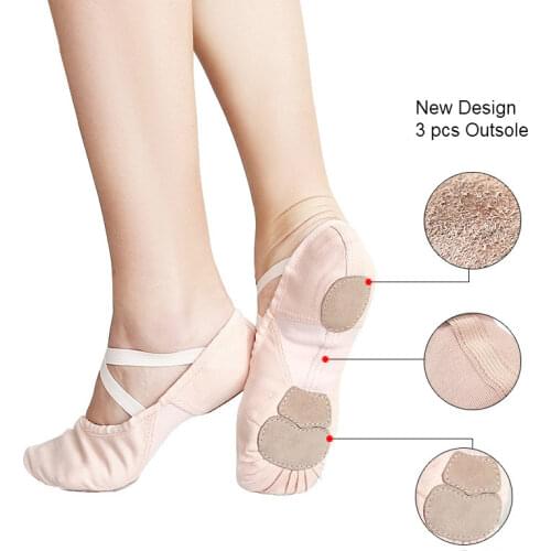 Dance Shoes Female Soft Bottom Shoes Adult Cat Claw Dance Shoes Wrapped Ballet Stretch Shoes