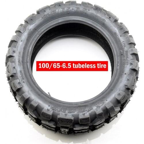 11 Inch 100/65-6.5 Vacuum Tubeless Tire For Electric Scooter Dualtron widen Off-Road Tire Pneumatic Tyre Widened Wear-resisting