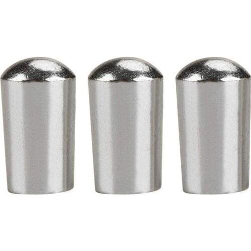 3Pcs Guitar Switch Tip, 3 Way Toggle Switch Knob Tip Cap Copper For Lp Epi Electric Guitar