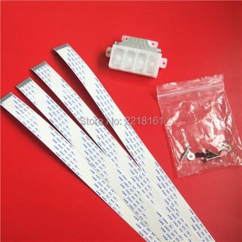 4 pcs for Epson 5113 head cable 16pins 40cm+1 pcs for Epson 5113 head adapter / 5113 printhead transfer tool device wholesale