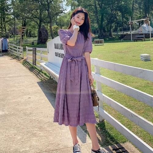 8272# Nursing Maternity Clothing Loose Bow Knot Decoration Dress for Pregnant Women Pregnancy Nursing Dress