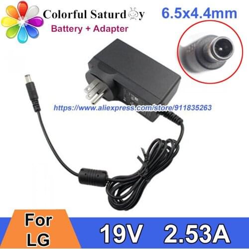 ADS-48FSK-19 19048EPCU-1 Adapter 19V 2.53A For LG GRAM 15U340 27GL83A E2242T 13Z940 29UM57 15ND530 29MT45D 13ZD940 15Z975 14Z980