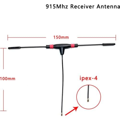 1pcs 915MHZ/2.4G T Antenna IPEX Connector for TBS Crossfire Receiver/Frsky receiver/RC Drone FPV Racing