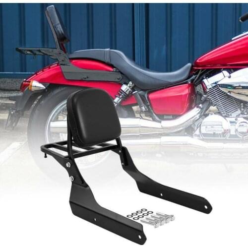 Motorcycle Backrest Sissy Bar W/ Luggage Rack For Honda Shadow Spirit 750 VT750C2 VT750C2B