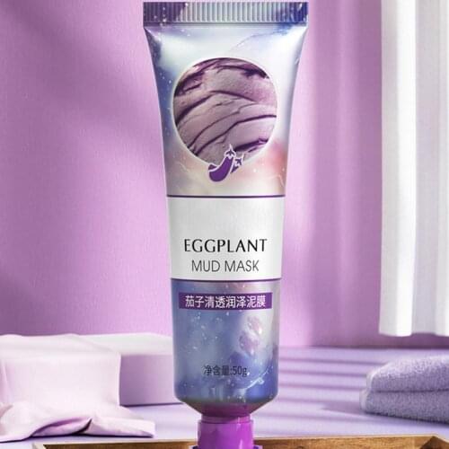 Eggplant Clear And Moisturizing Mud Mask Cleans Pores And Delicate Skin Moisturizing Cleansing Fresh Mask Powder Skin Care