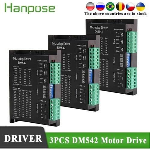 Free shipping DM542 Motor Driver Controller Lead shine 2-phase Digital Stepper Motor Driver 1.0-4.2A for 86 Series Motor