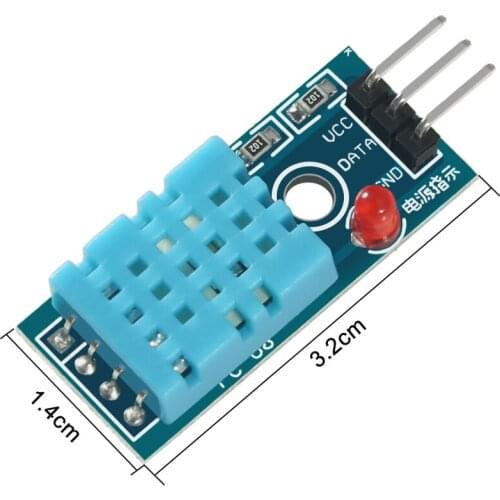 Temperature and Relative Humidity Sensor DHT11 Module with Cable for arduino Diy Kit