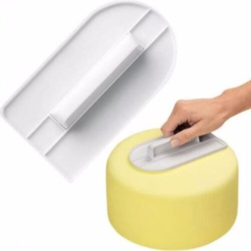 Icing Fondant Cake Decorating Sugar Craft Sugarcraft Icing Mold Plastic Cake Smoother Polisher Tools