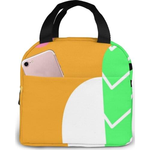 Insulated Lunch Bag Thermal Cartoon Crocodile Tote Bags Cooler Picnic Food Lunch Box Bag