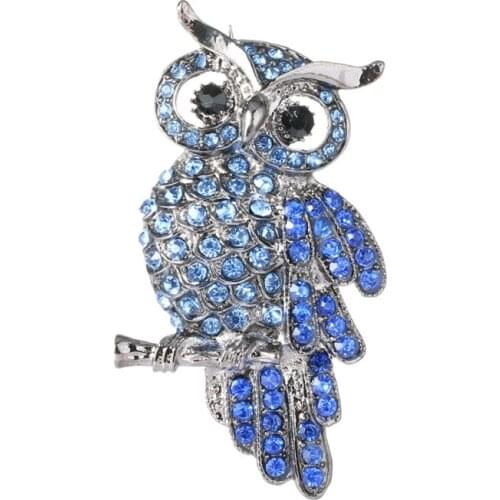 Jqueen 2017 New Brooch Retro Owl Clothing Accessories Hot Pin Charming Chic High-grade Unisex Individuality Gift Hot Sale