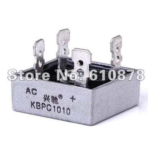 KBPC-1010 KBPC1010 Diode Bridge Rectifier 10A 1000V 28x28x21mm