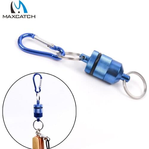 Maximumcatch 2pcs/lot Fly Fishing Accessory Blue/Black Magnetic Net Release Fishing Tool
