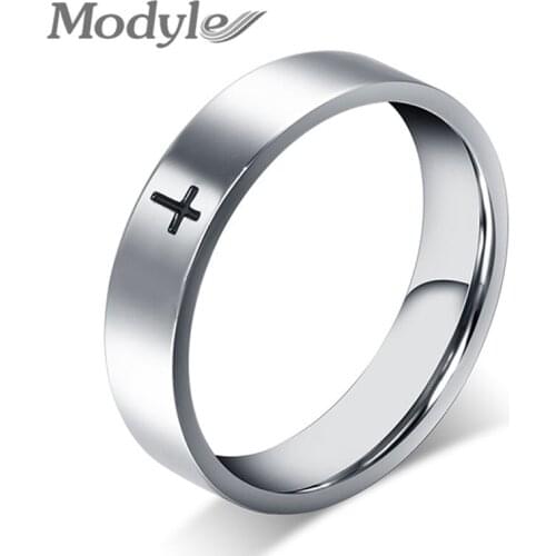 Fashion Stainless Steel Ring for Women Men Engagement Cross Brand Design Classic Ring Jewelry Wholesale