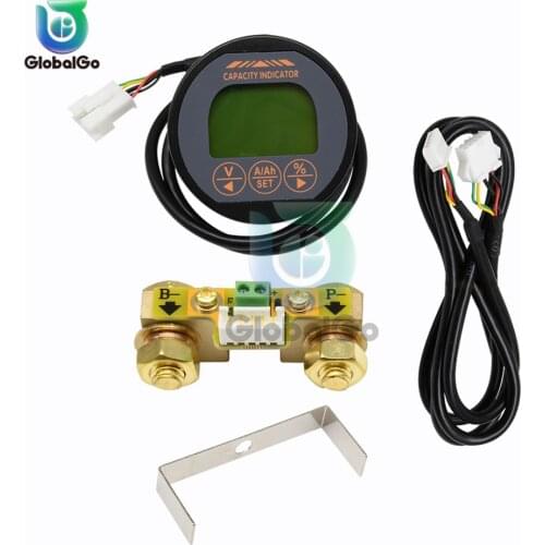 DC 8-80V 50A 100A 350A Display Battery Capacity Meter Indicate Volt Current Tester Power Ammeter Voltmeter