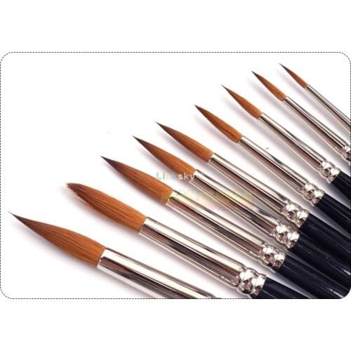 Raphael Kolinsky Sable Brush 8402 Series,ROND POINTE ETRA-FINE - Details Fins Et Finitions,Precision Et Finesse Incroyables