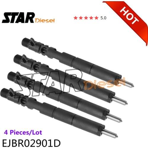 4 Pieces/Lot EJBR02901D Common Rail Injector Sprayer EJB R02901D EJBR0 2901D Auto Spare Parts For KIA HYUNDAI Terracan Euro 3