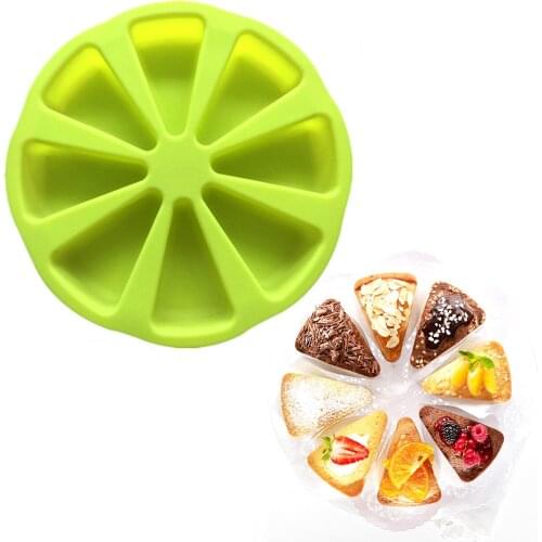 8 Grids Silicone Bakeware Baking Food Mold Chocolate Cake Mould Kitchen Cake Tool