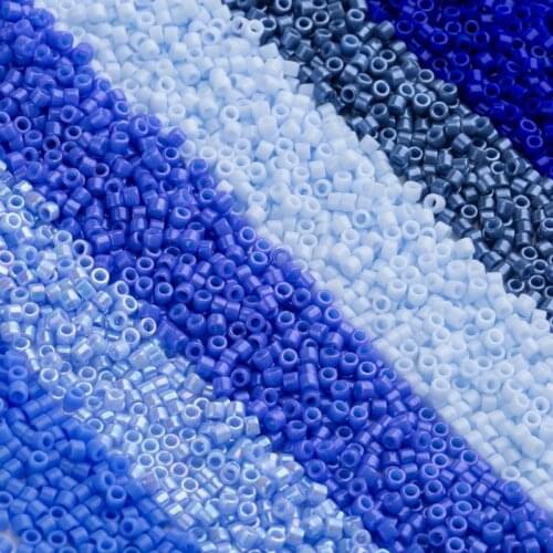 Taidian Miyuki Delica Glass Beads Multiple Color Round 11/0 1.6x1.3mm Classic Style Boho Jewelry 5grams/lot Approx 1000pieces