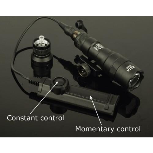 Tactical M300 M300B MINI Scout Light Rifle Hunting Flashlight 400 lumen Weapon Light LED Lanterna with Dual Function Tail Switch