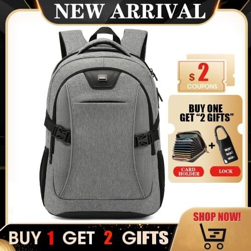 Aubmiea Anti Theft 15.6 Waterproof Nylon Mens Backpacks Women Backpack Schoolbag for 17" Laptop Notebook Bag Mochila Feminina