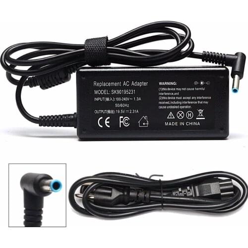 19.5V 2.31A 45W Laptop AC Power Adapter Charger for HP Stream 11 13 14 HP Split 13 x2 13-g110dx 13-m010dx HP Chromebook 14-x