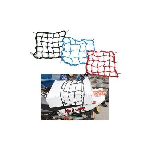 1 pc FREE SHIPPING! Motorcycle accessories TANKED TKD RACING 6 Hooks Motorcycle Bungee Cargo Net Helmet Net