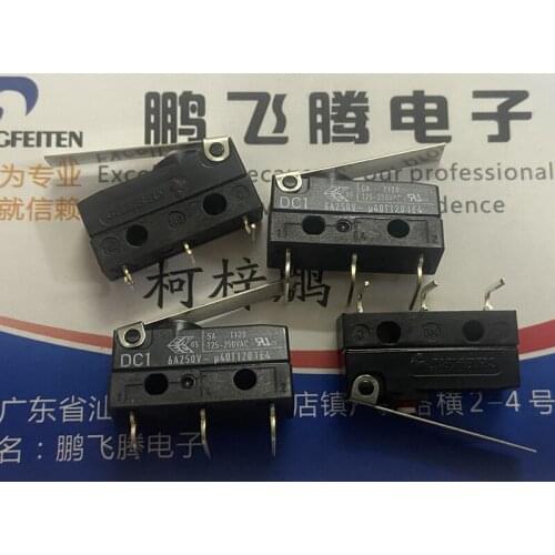 1PCS original for cherry DC1 curved foot 3 feet with handle micro switch waterproof dustproof 6A250V