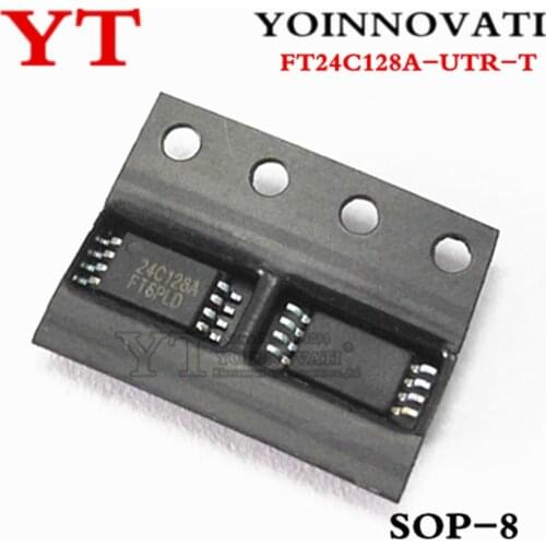 10pcs/lot FT24C128A-UTR-T FT24C128A 24C128A FT24C128A-UTR TSSOP-8 IC