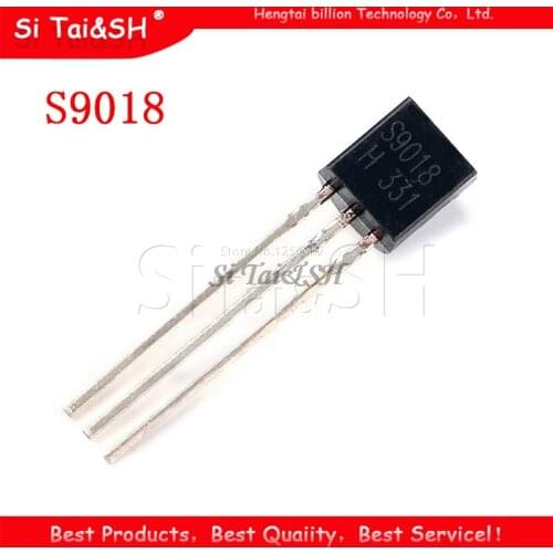 100PCS S9018 TO-92 9018 TO92 new triode transistor