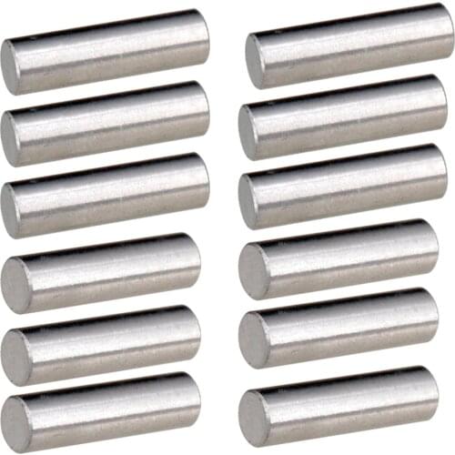 12 Pcs Alnico 5 Electric Guitar Humbucker Pickup Polepiece Magnet Slug Rod Stringed Instruments Accessories