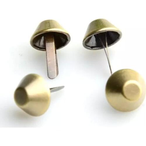 15mm Antique Brass Metal Purse Bag Feet Handbag Feet