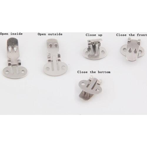 20pcs/lot Silver Metal Buckle Shoe Cloth Clips for Handmade Jewelry Accessories Making DIY Craft Supplies Multi-uses