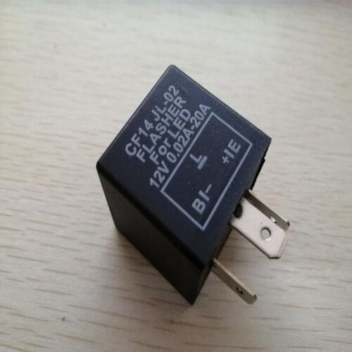 3-Pin Car LED Flasher Relay Fix Turn Signal Hyper Fast Blink Flash CF14 JL-02