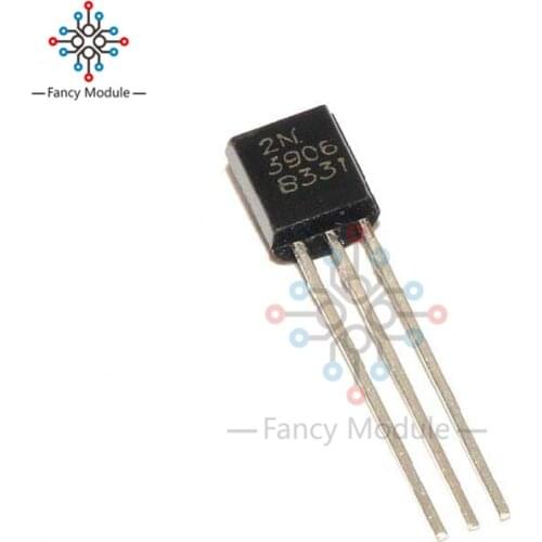 50Pcs 2N3906 TO-92 General Propose PNP Transistor