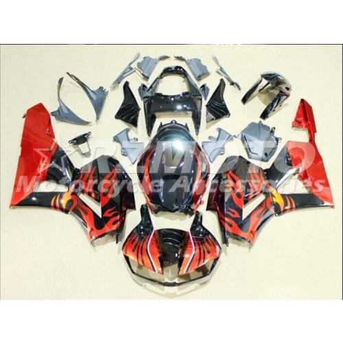 ACE KITS New ABS Injection Fairings Kit Fit For HONDA CBR600F5 2013 2014 2017 CBR600F5 13 14 15 16 17 Black Red F48
