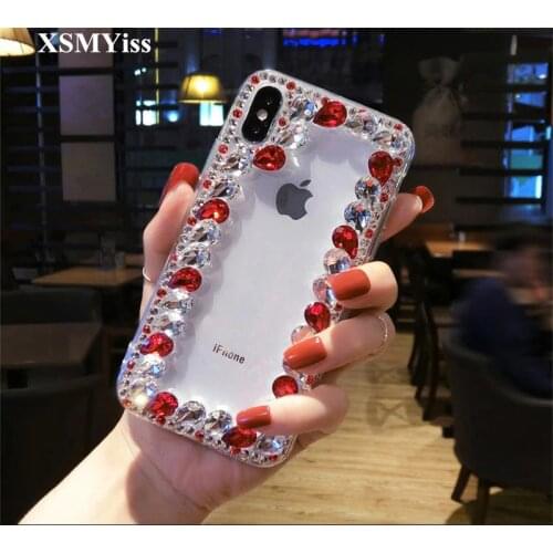 For Huawei Honor 8 9 10 20 Lite V20 7X 8X Nova3 4 5 Case Luxury Bling Rhinestone Diamond Crystal Soft Transparent TPU Cover Case