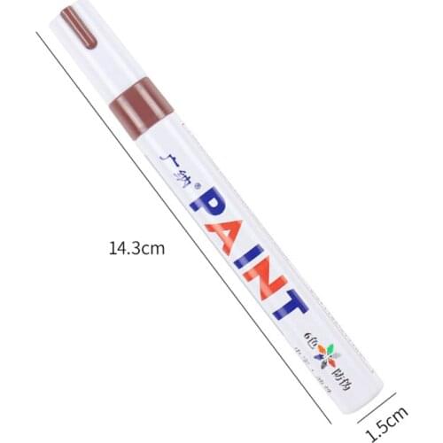 Colorful Paint Marker 12-Pack Water-based Paint Pen Soft Tip Brush Marker Pen for Writing Drawing VC